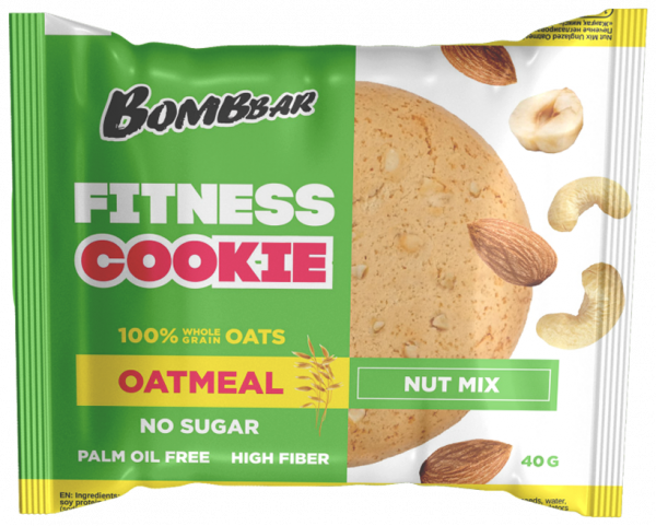 Bombbar Fitness Cookie Oatmeal, 40 грамм