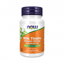 NOW Milk Thistle Extract 150 mg Silymarin (120 mg), 60 капсул